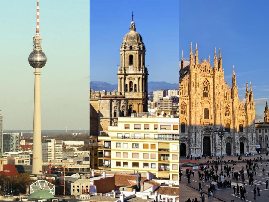 Diplômes complémentaires: Berlin, Malaga et Milan