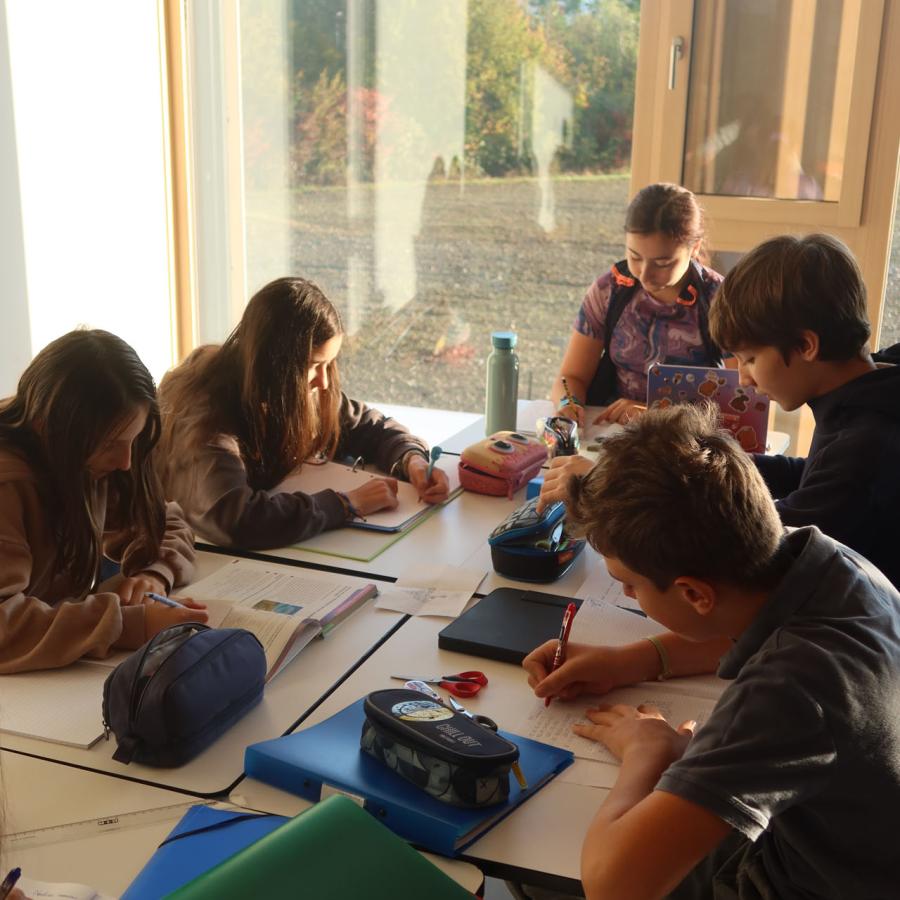 En classe Ecole MOSER Nyon